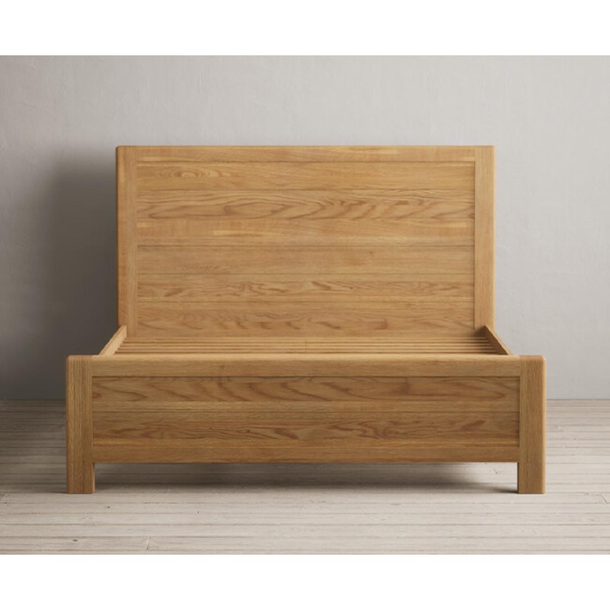 Harper Solid Oak King Size Bed – image 3