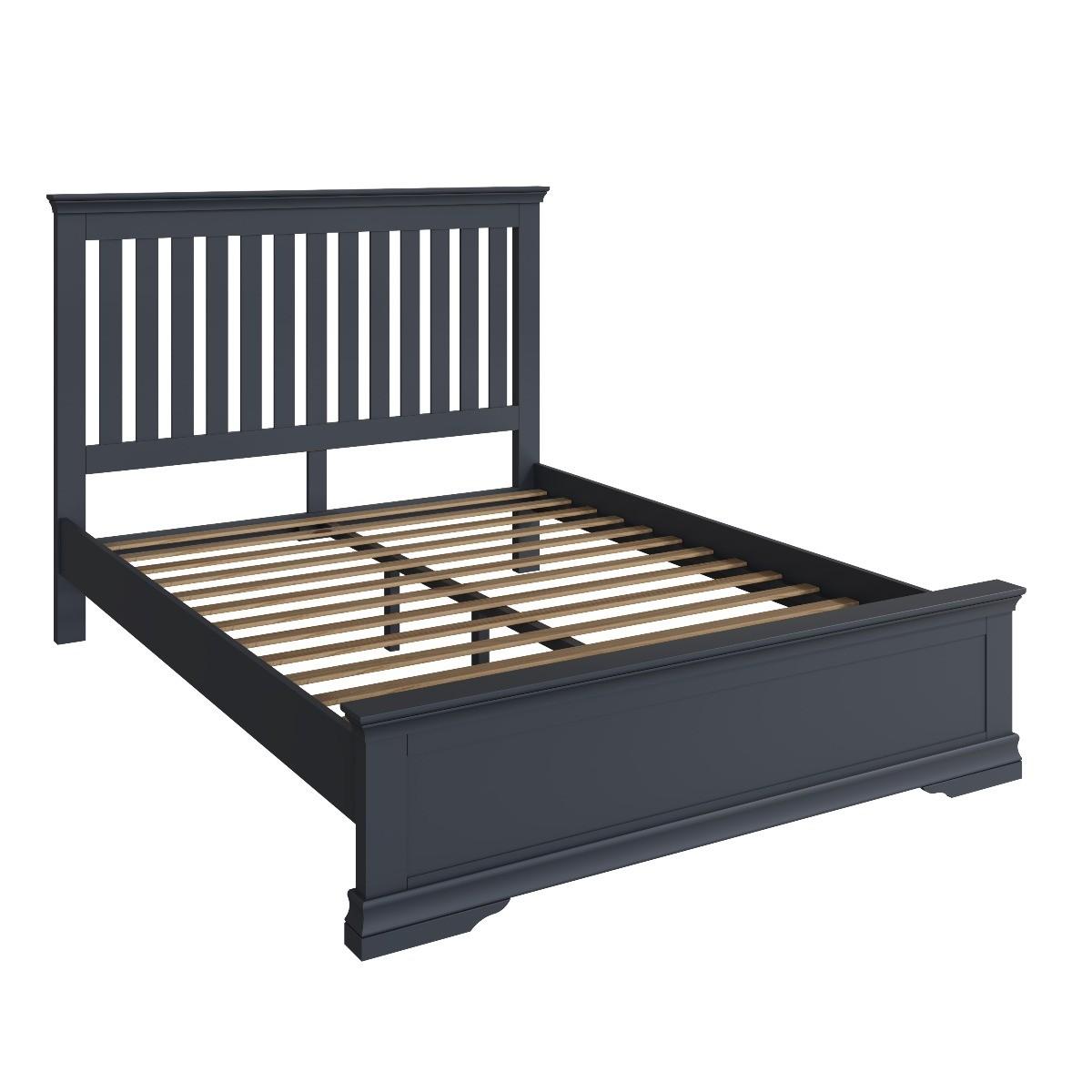 Simone Dark Grey King Size Bed – image 3