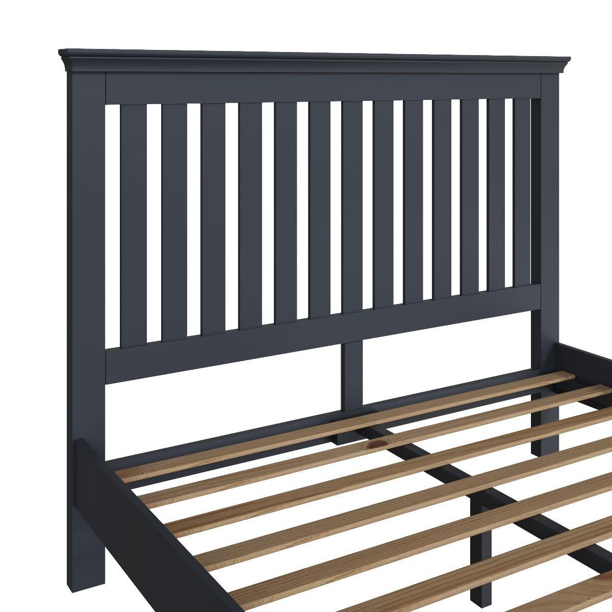 Simone Dark Grey King Size Bed – image 5