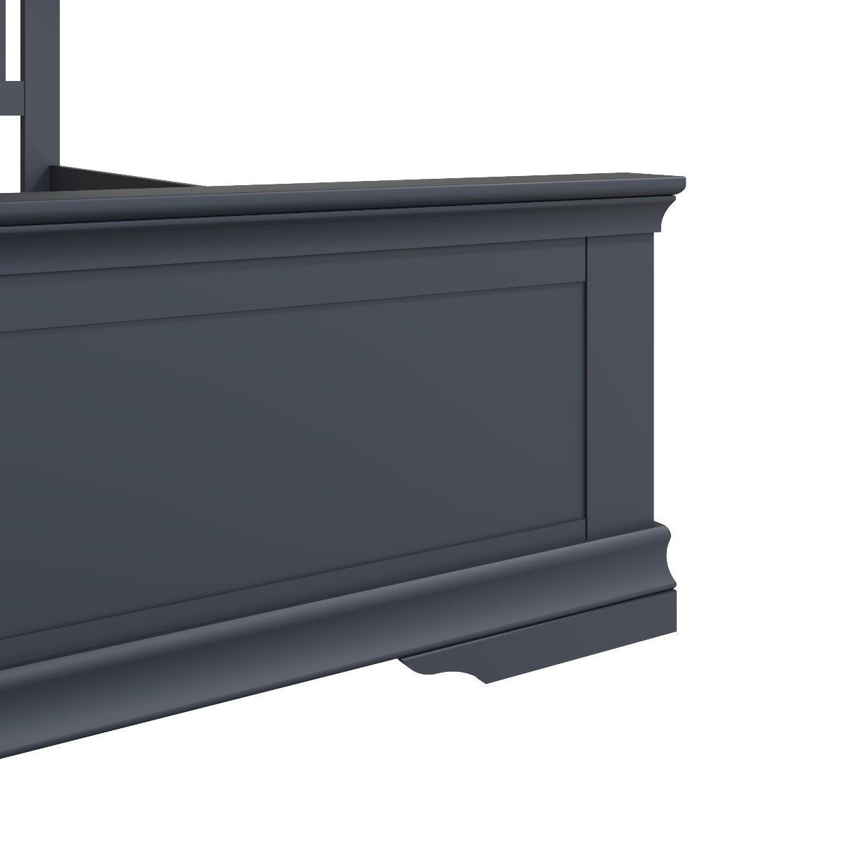 Simone Dark Grey King Size Bed – image 6