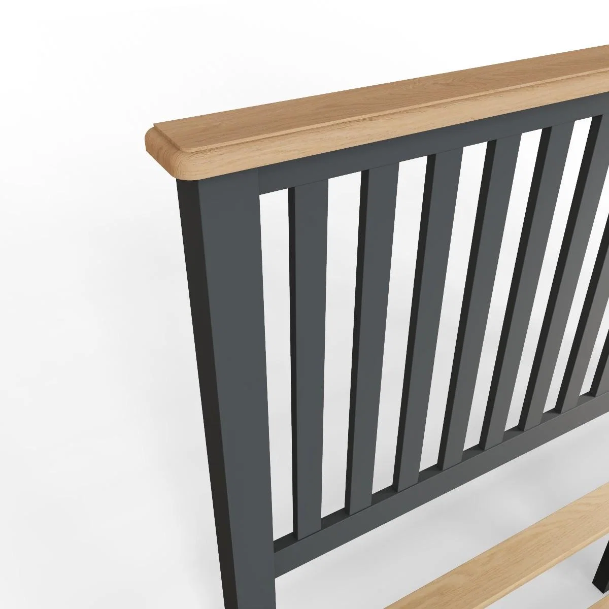 Arlia Oak and Grey King Size Bed – image 6