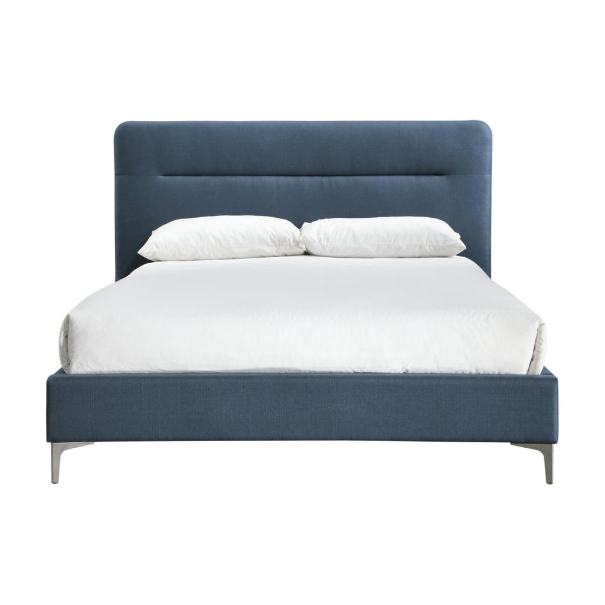 Olivia's Fisher Fabric Bed in Steel Blue / Kingsize – image 4