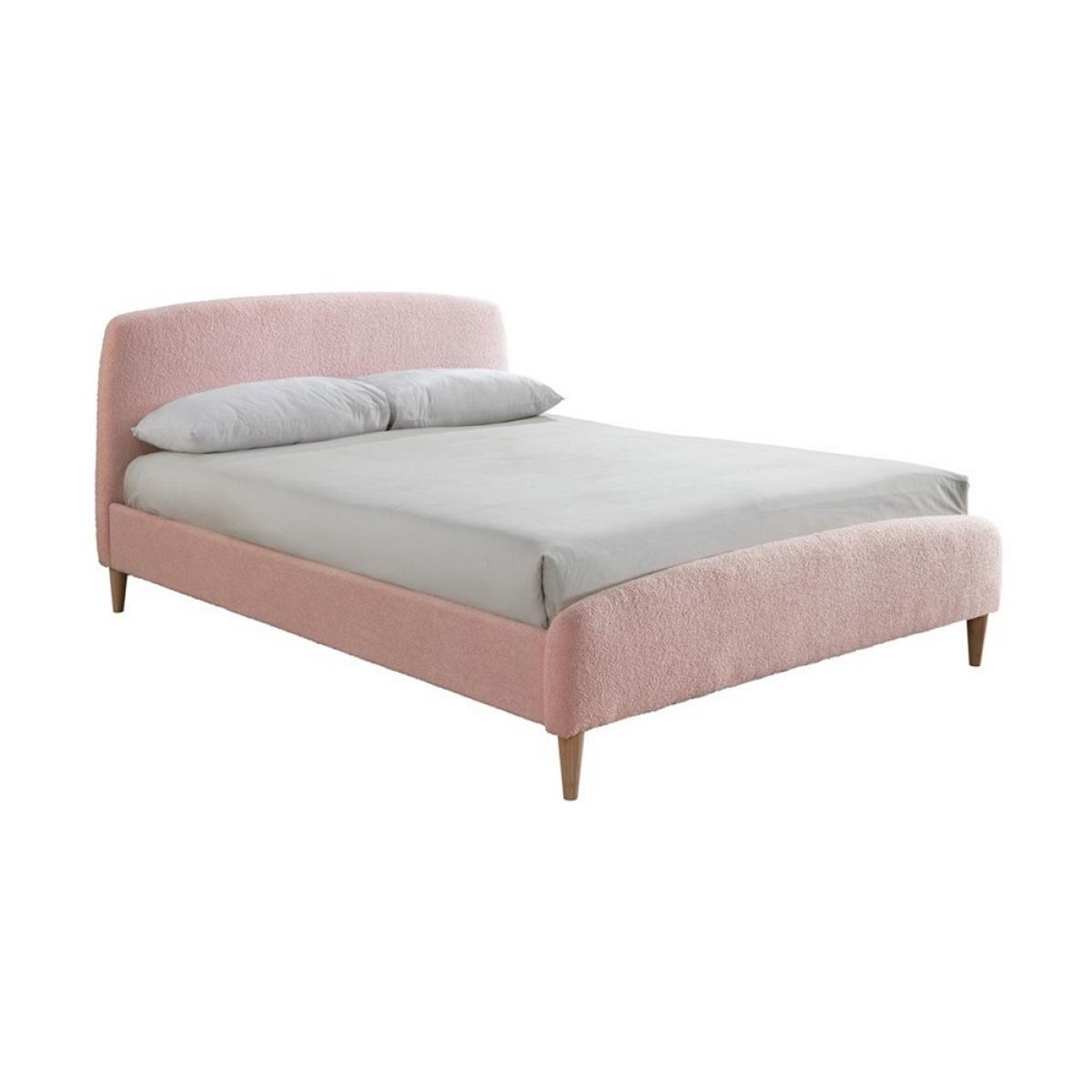Olivia's Oscar Fabric Bed in Blush Pink / Kingsize – image 3