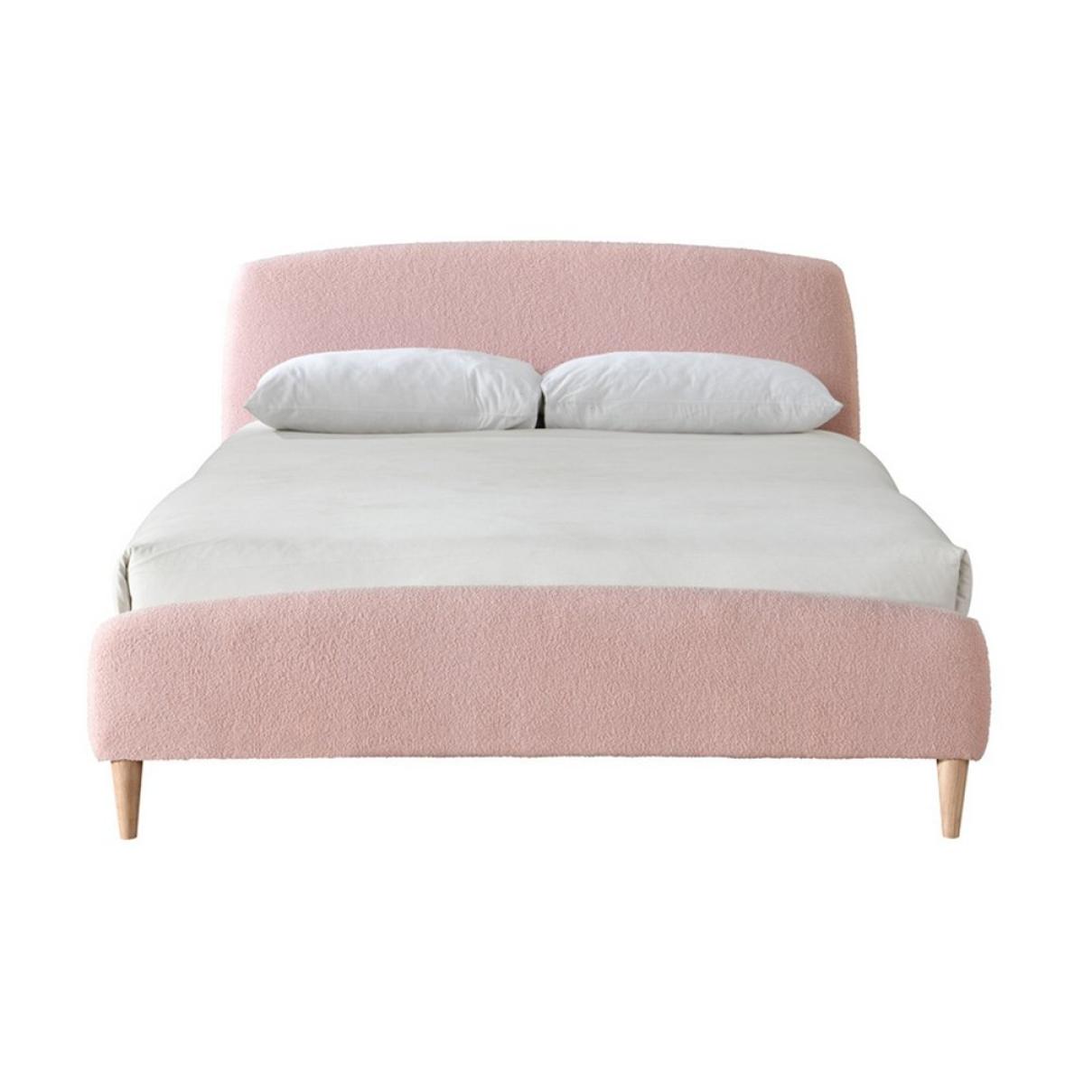 Olivia's Oscar Fabric Bed in Blush Pink / Kingsize – image 4