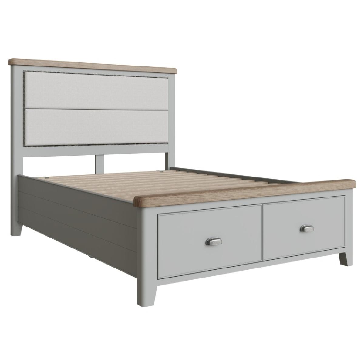 Hexham Painted Grey Bed Frame - 150cm King – image 4