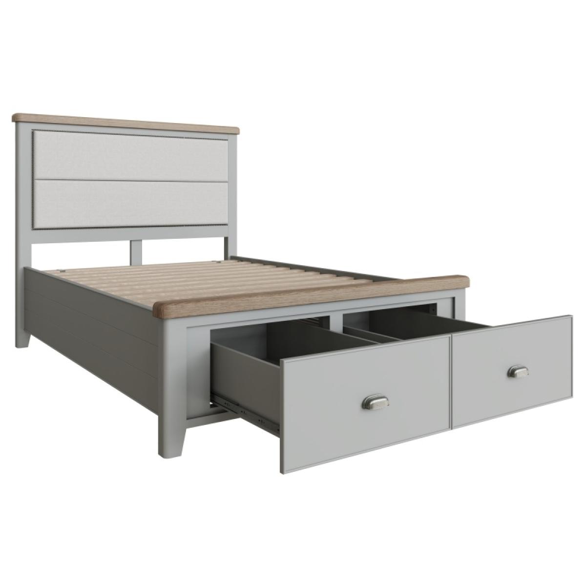 Hexham Painted Grey Bed Frame - 150cm King – image 5