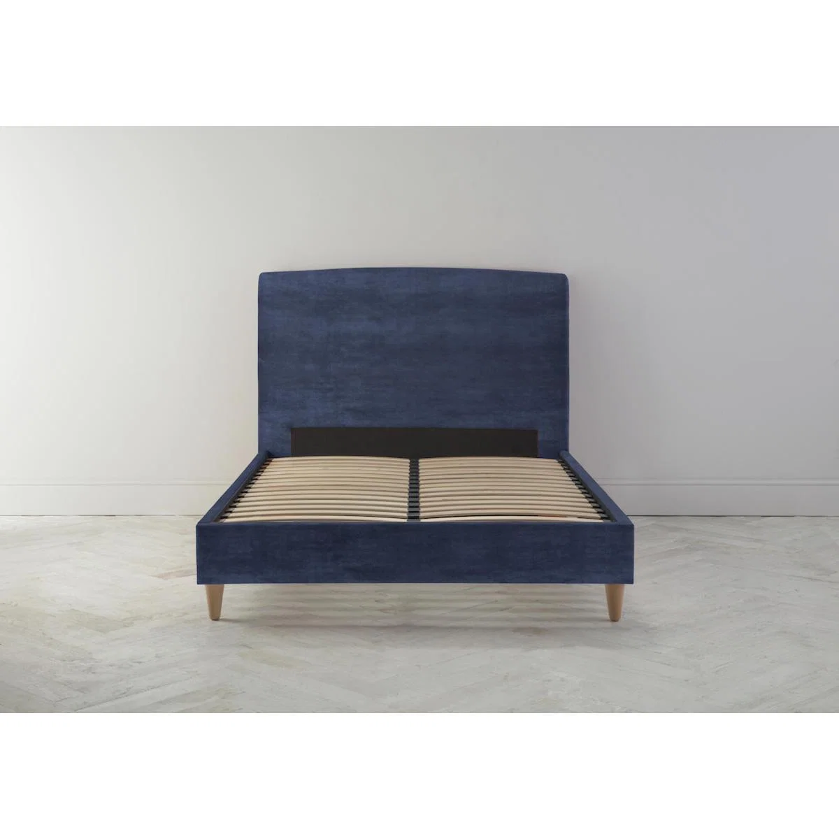Ted 5' King Ottoman Bed Frame in Blue Lavender