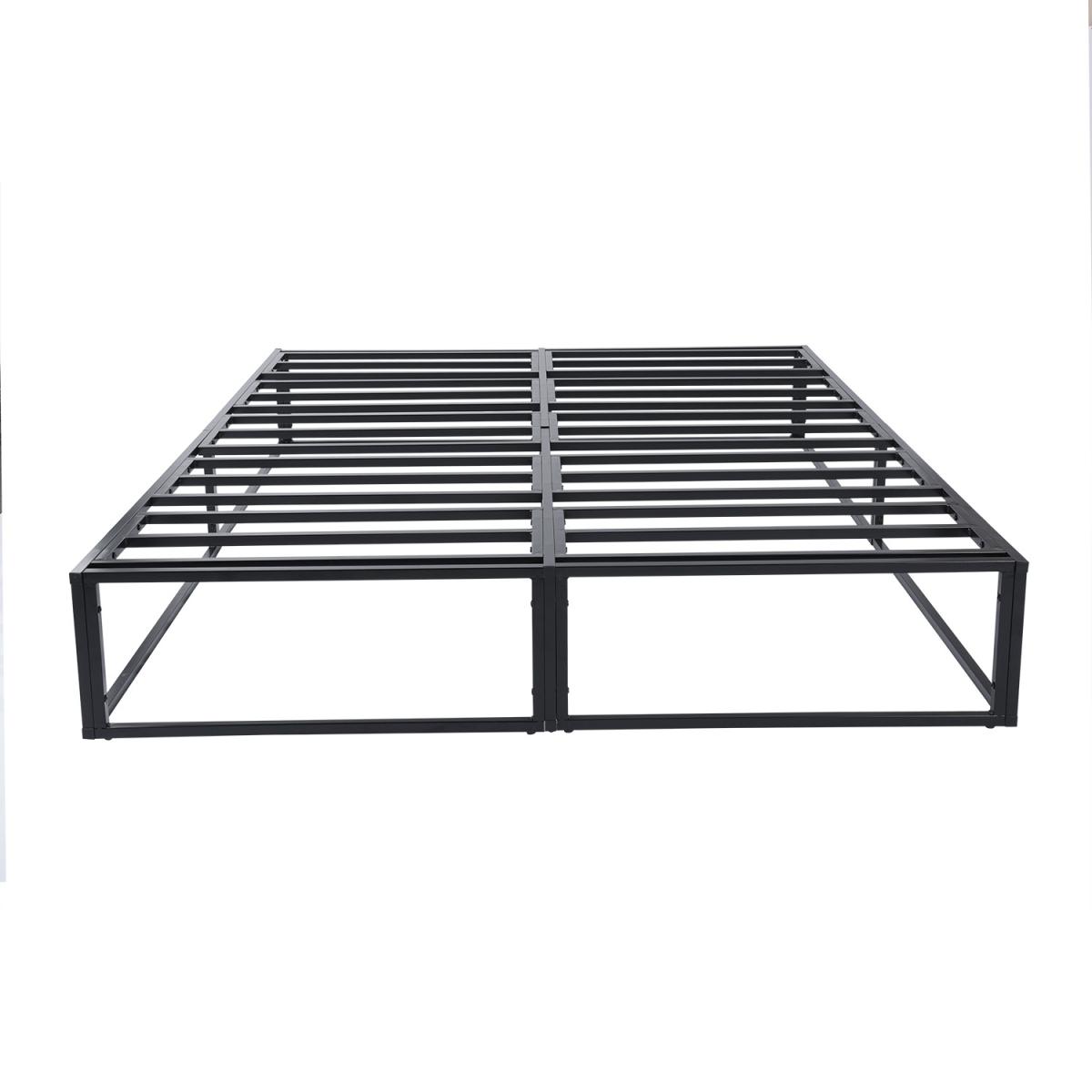 Musel King Size Metal Bed Frame 160 x 200 cm - Black – image 2