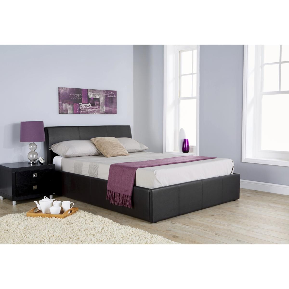 Ascot Ottoman Bed Frame - Black / King – image 8
