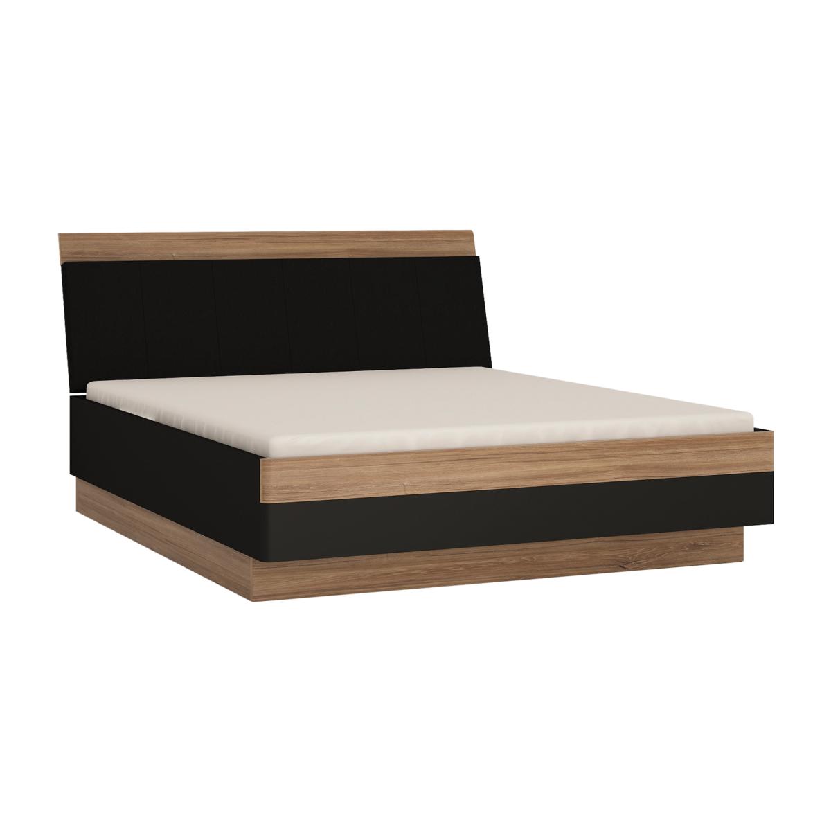 Jonas & James Orlando Bed - Stirling Oak / black / King – image 1