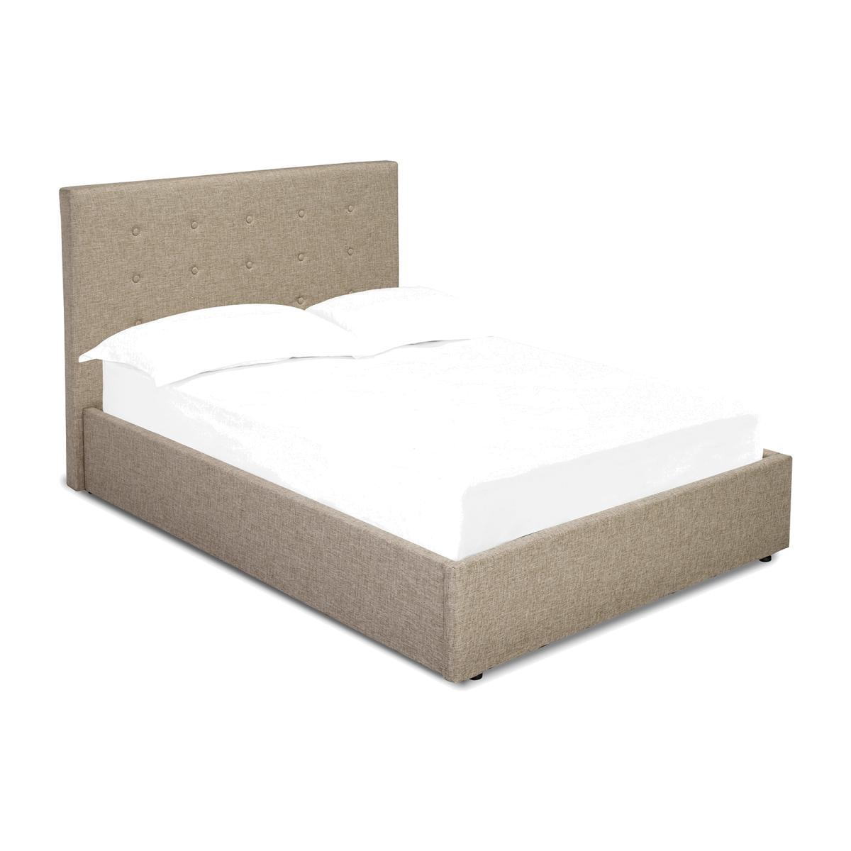 Lucy Lift Storage Bed Frame - Beige / King – image 1
