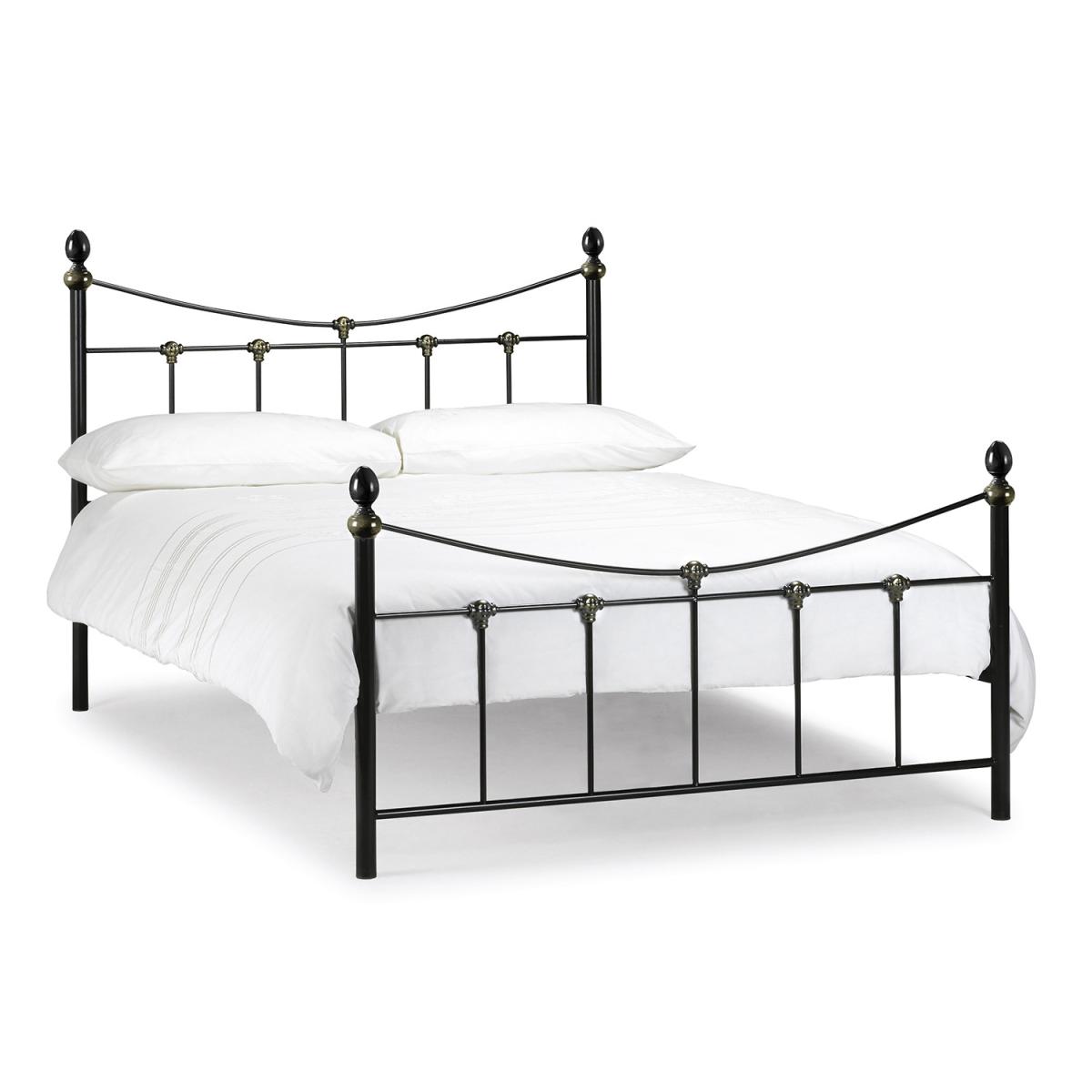 Rebecca White Bed Frame - Stone White Satin / King – image 5