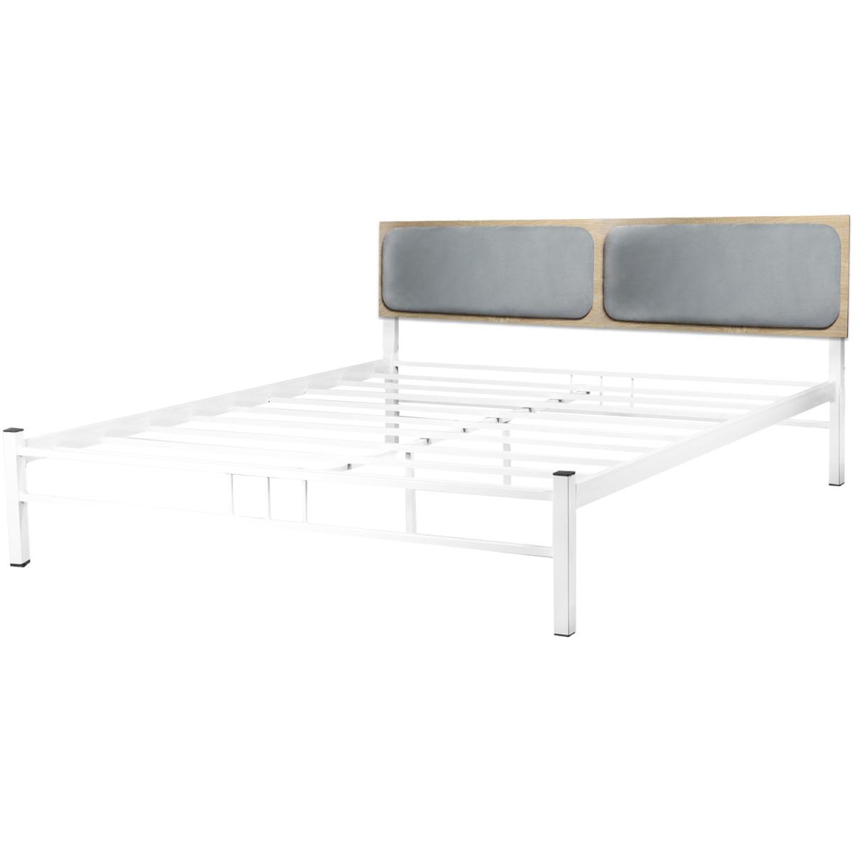 Krell UK-King Bed Frame and Headboard - White, Sonomo – image 3