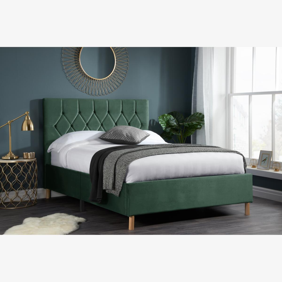 Loxley King Bed - Green