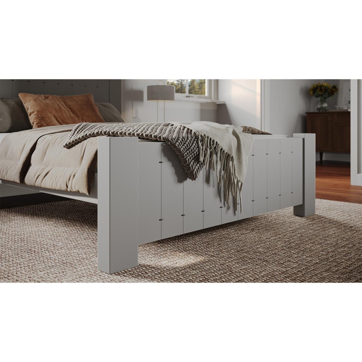 Dawson Bed Frame Grey Kingsize - Grey – image 2