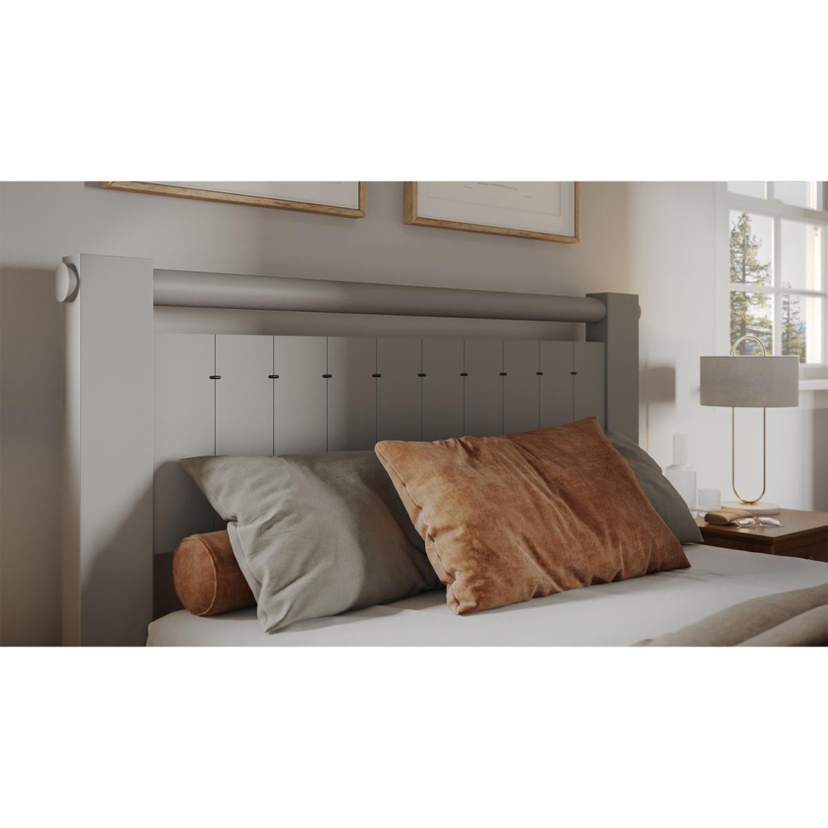 Dawson Bed Frame Grey Kingsize - Grey – image 3