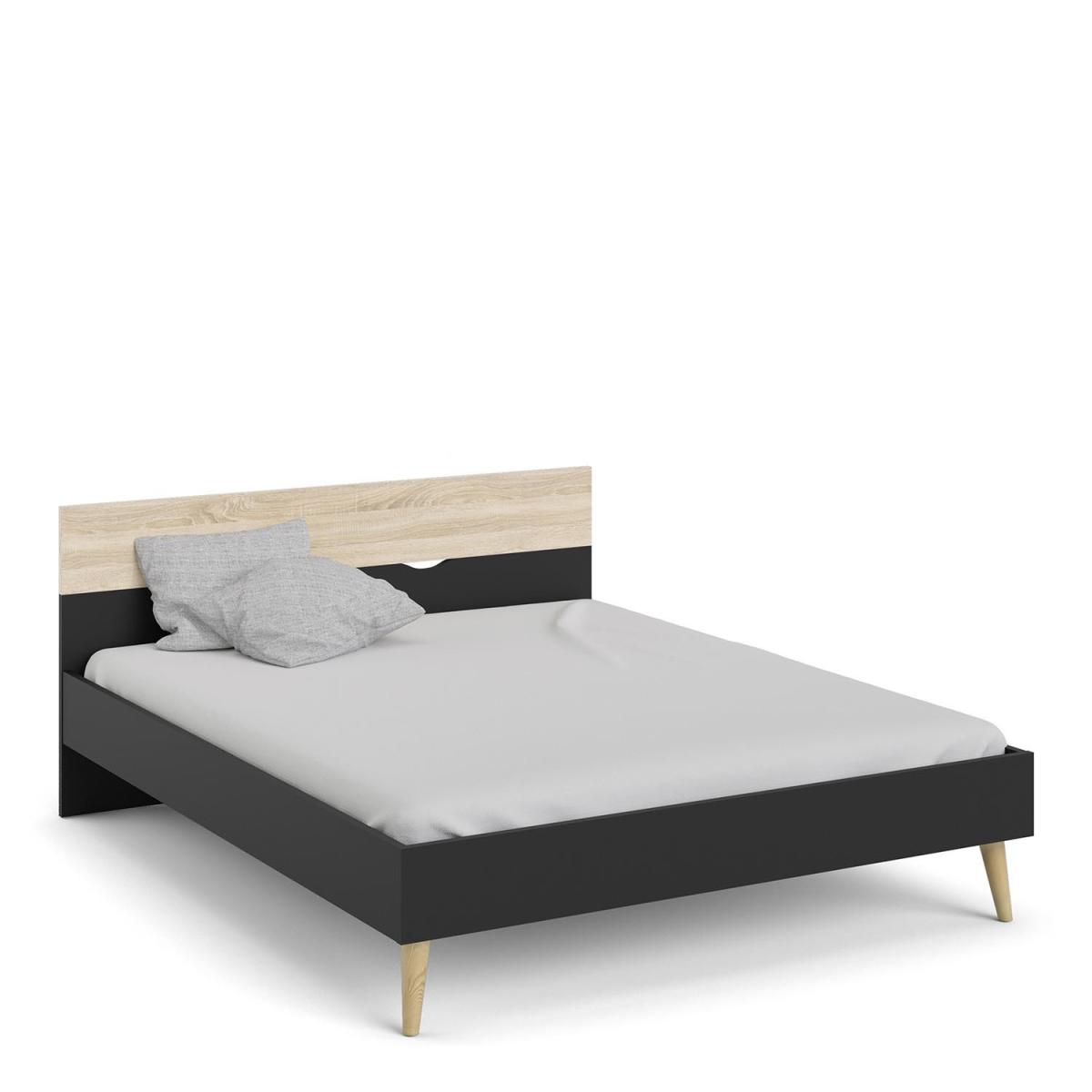 Oslo Euro Bed - Black and Oak / King – image 2