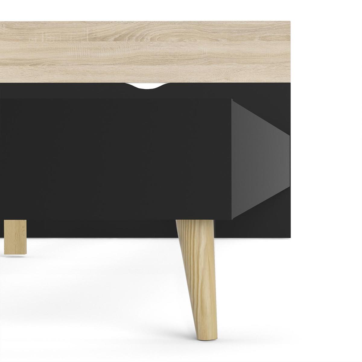 Oslo Euro Bed - Black and Oak / King – image 8
