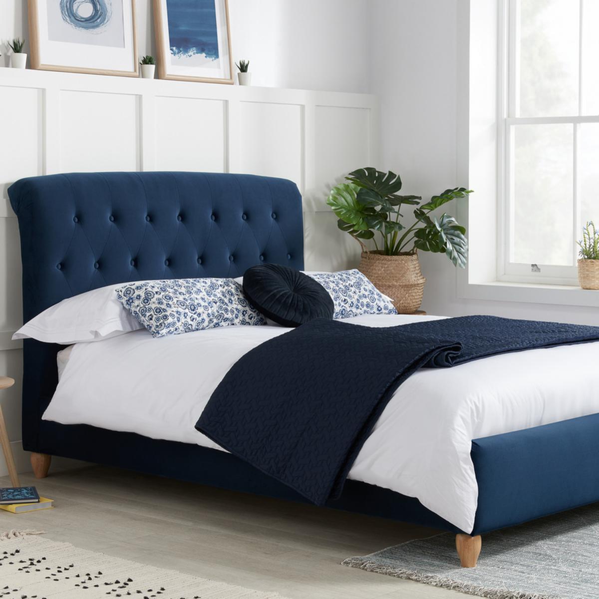 Birlea Brompton Bed - Blue / 51kg / King – image 2