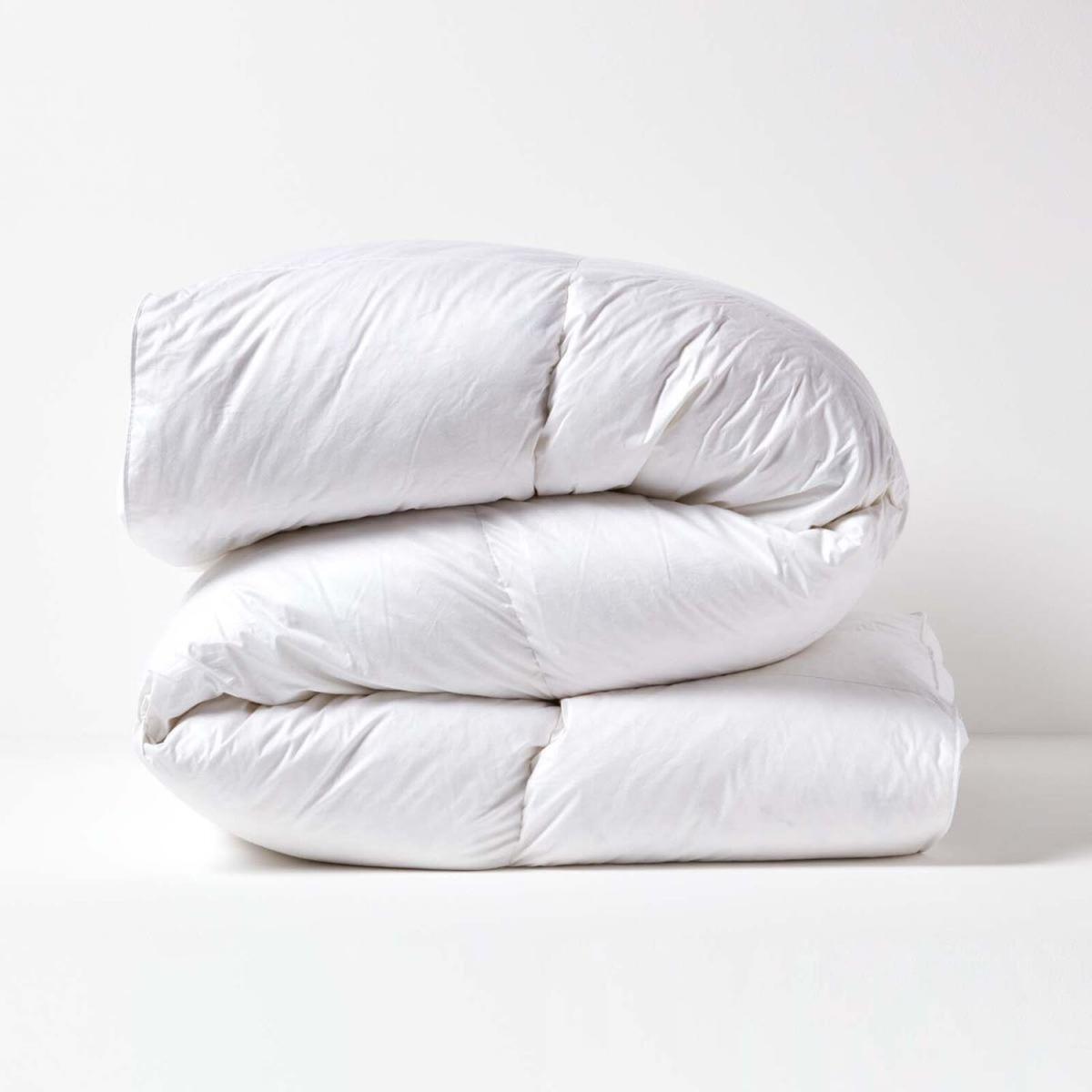 Goose Feather Bed Mattress Topper - White / King – image 3