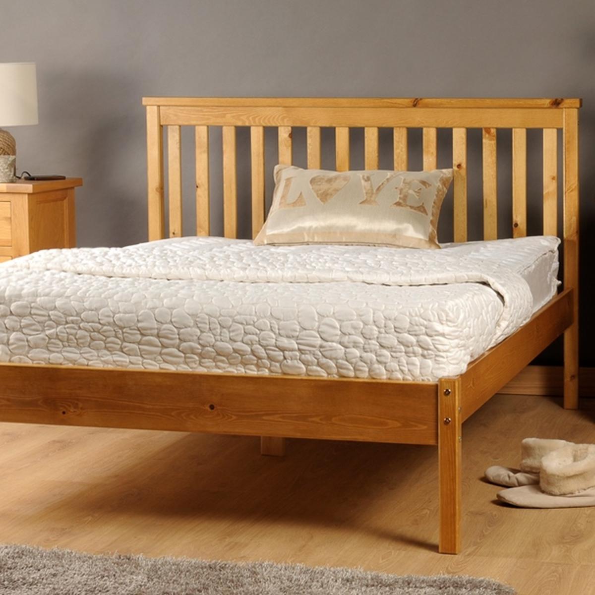 Low Footend Pine Wooden Bed Frame - King – image 2