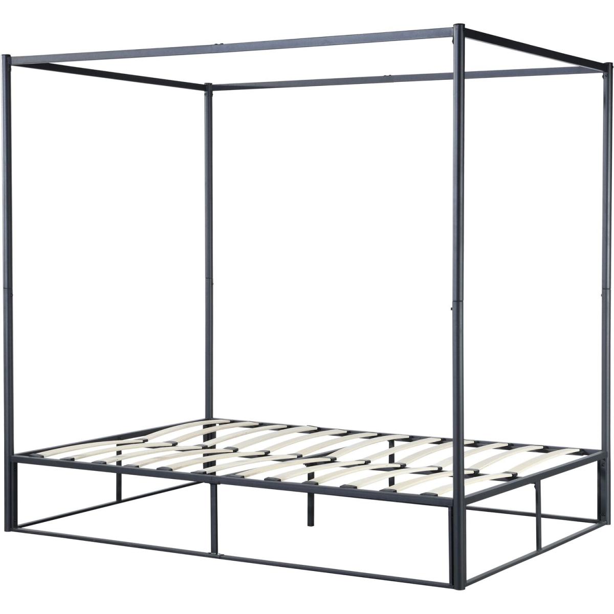 Farringdon King Metal 4 Poster Bed - Black – image 2