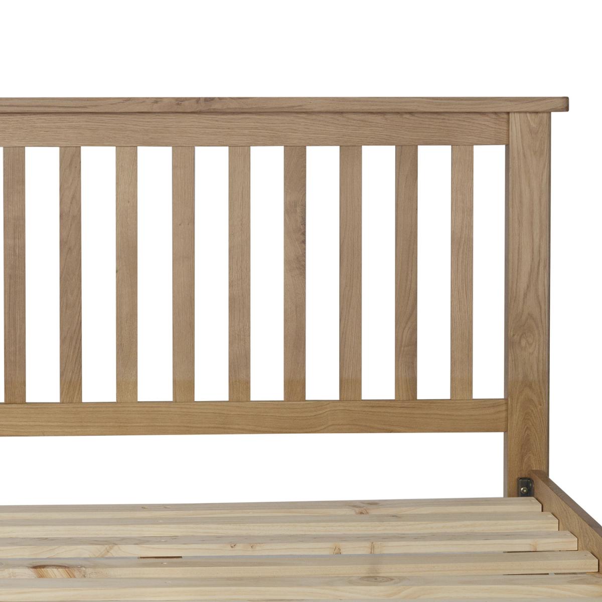 Cambridge Wooden Bed - Rustic Oak / King – image 3