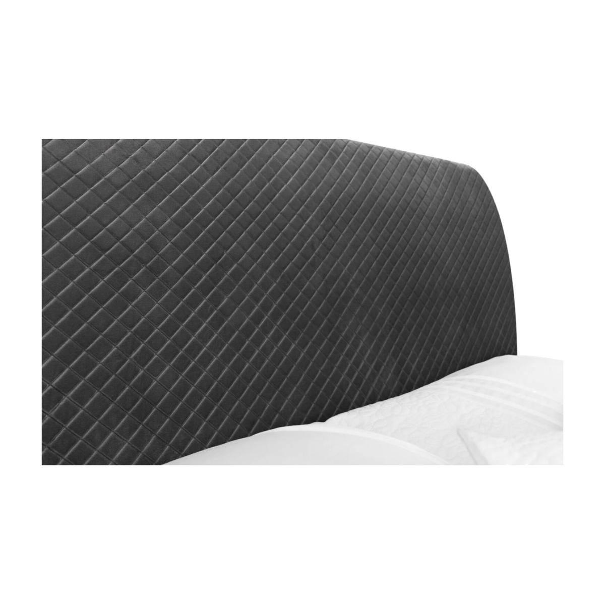 Diamond Premium Quilted Velvet Bed - Grey / King – image 1