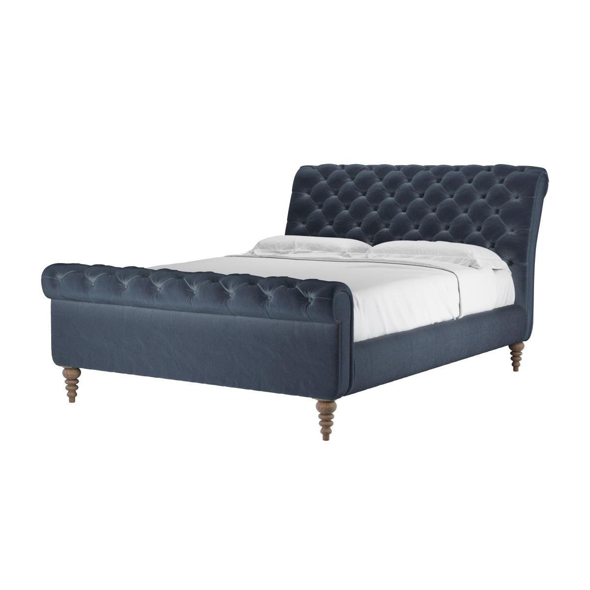 Knightsbridge King Bed in Skyfall Cotton Matt Velvet – image 1