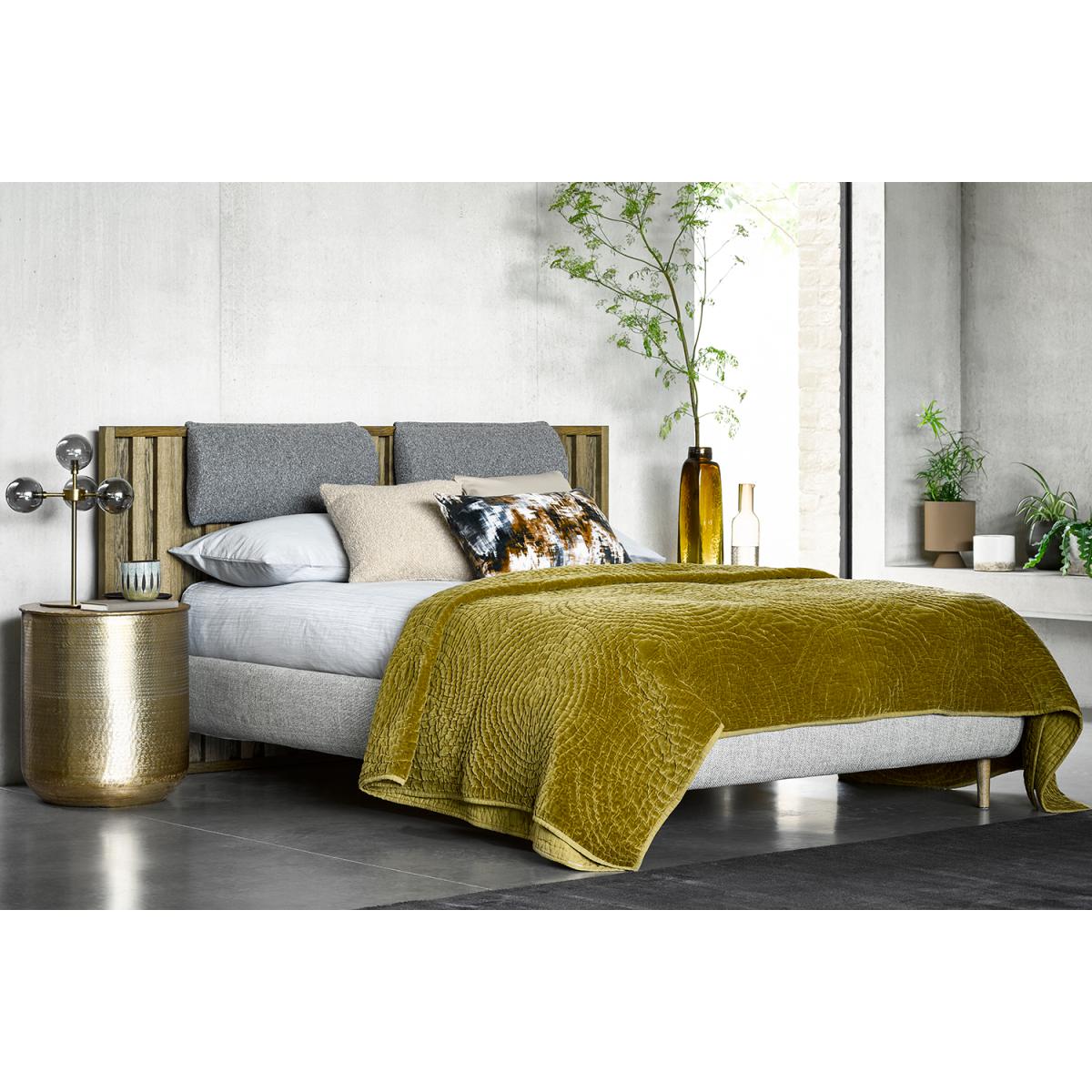Florence King Bed in Uniform House Herringbone Weave - sofa.com – image 2