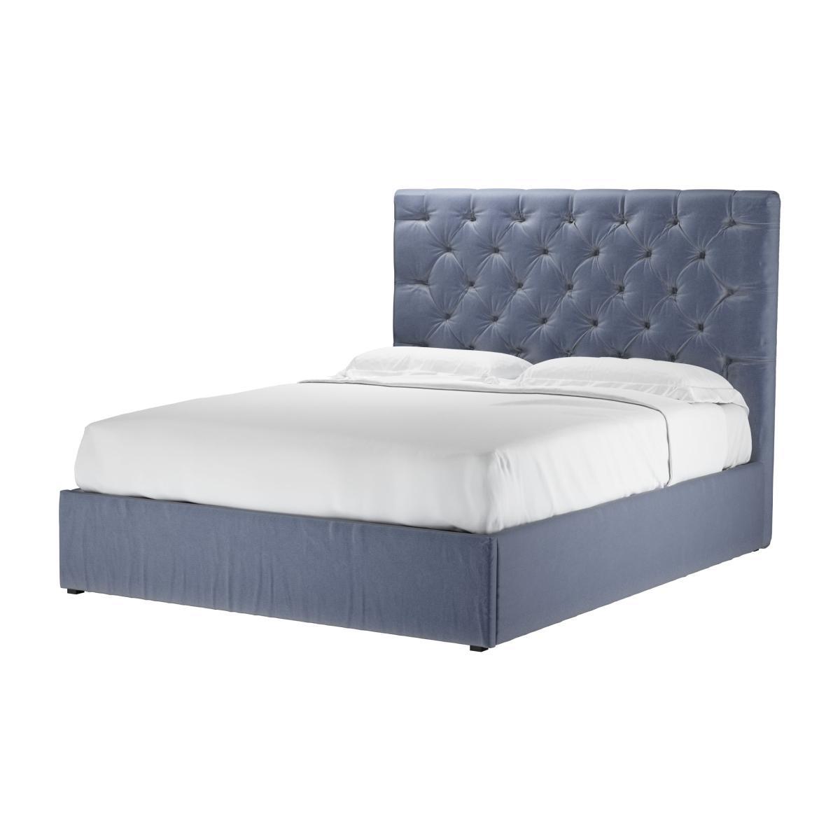 Rosalie 130cm King Ottoman Bed in Sapphire Smart Velvet - sofa.com – image 1
