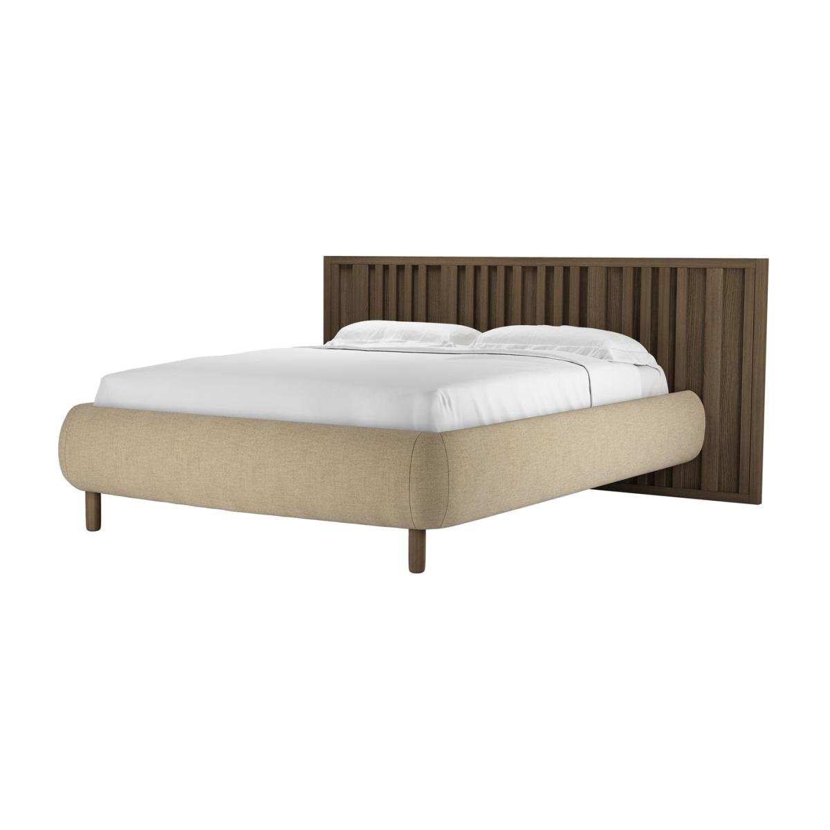Florence King Bed in Nordic Pine Hygge Chunky Weave – image 1