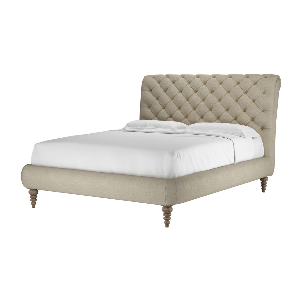 Knightsbridge Without Footboard King Bed in Pampas Hygge Smart Linen – image 1