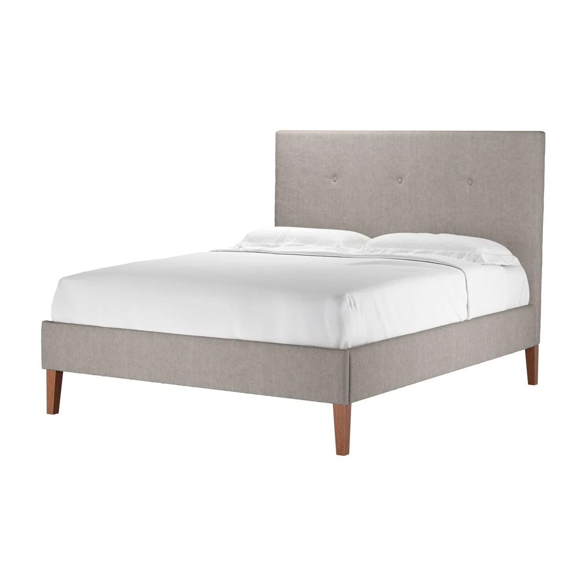 Avery 130cm King Bed in Serene Vermeer Linen - sofa.com