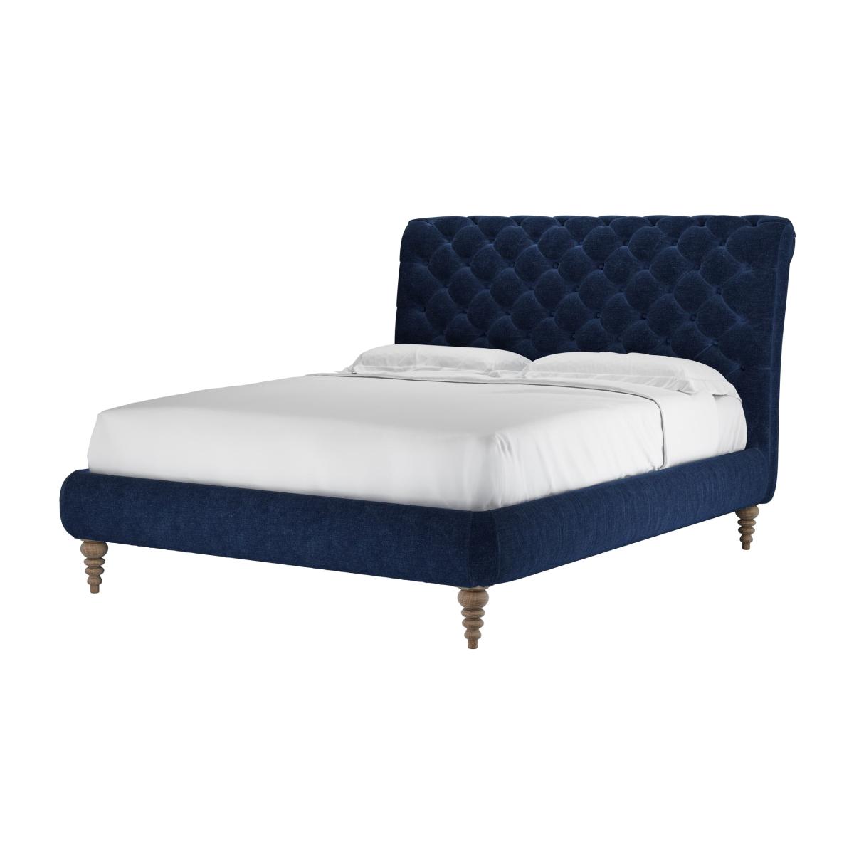 Knightsbridge without Footboard King Bed in Port Royal Aquaclean Clever Chenille – image 1