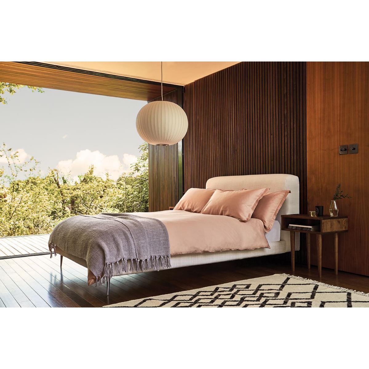 Lucy Super King Bed in Earl Grey Smart Velvet - sofa.com – image 3
