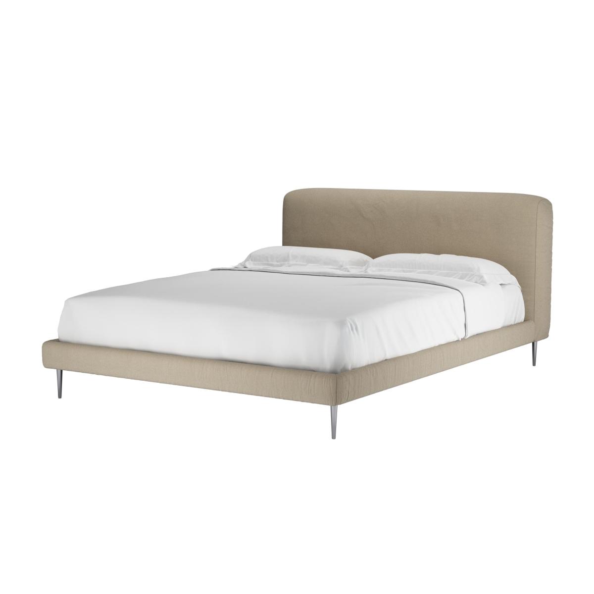Lucy King Bed in Pennine Stone Organic Smart Cotton – image 1
