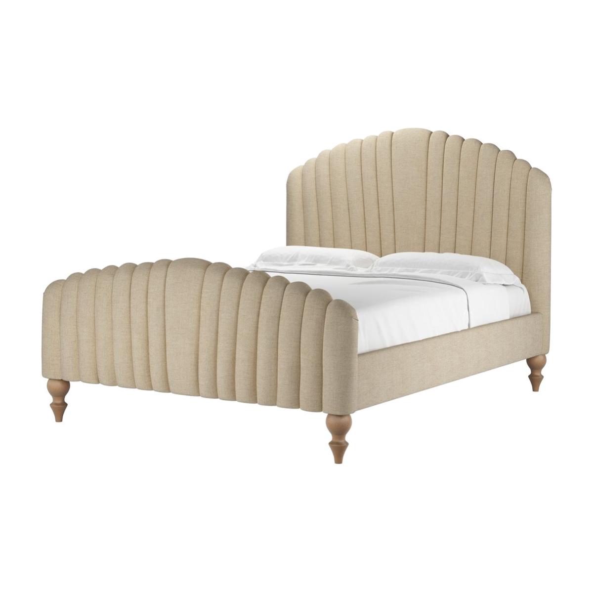 Bella King Bed in Shearling Hygge Chunky Weave – image 1