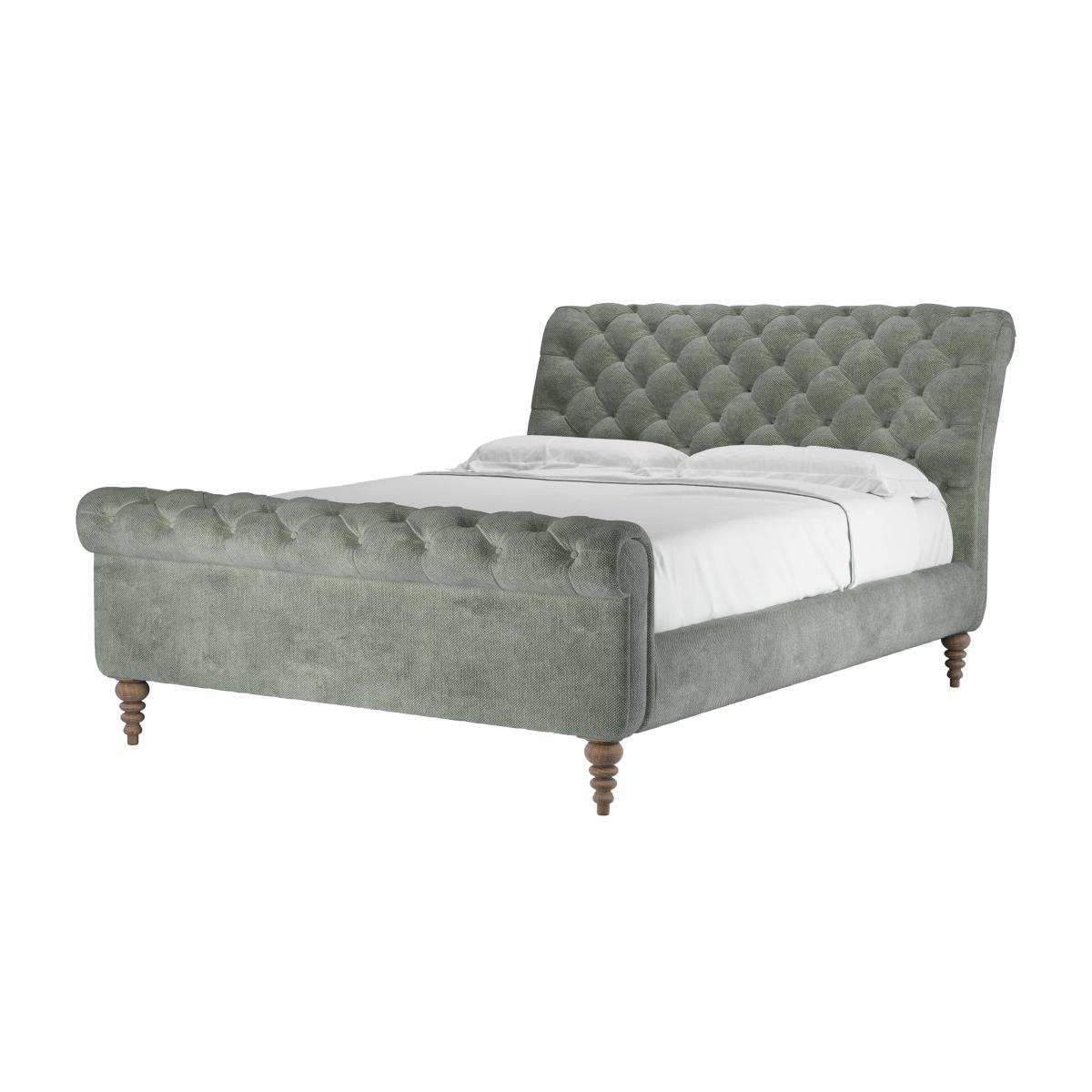 Knightsbridge King Bed in Moonstone Speckled Chenille – image 1