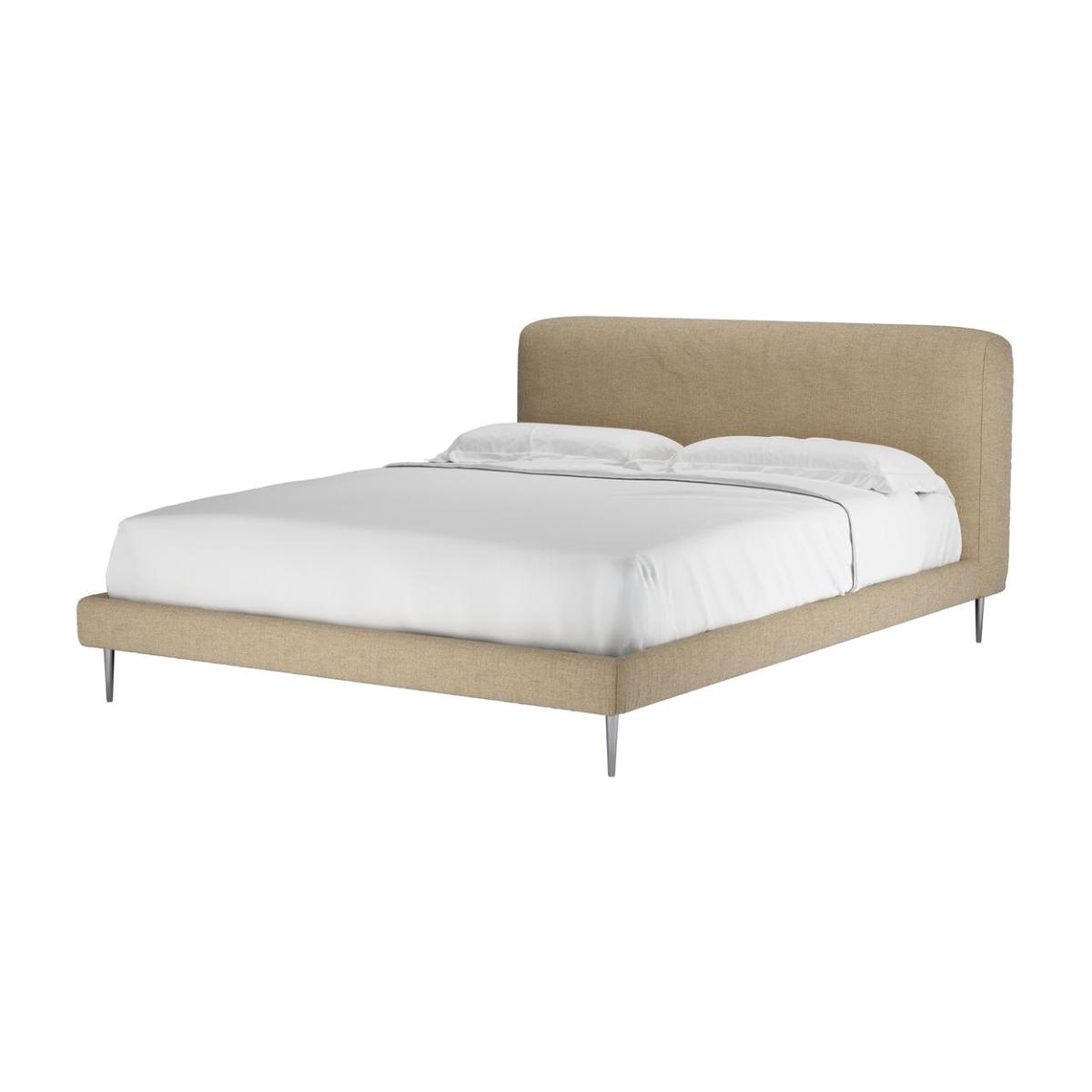 Lucy King Bed in Nordic Pine Hygge Chunky Weave – image 1