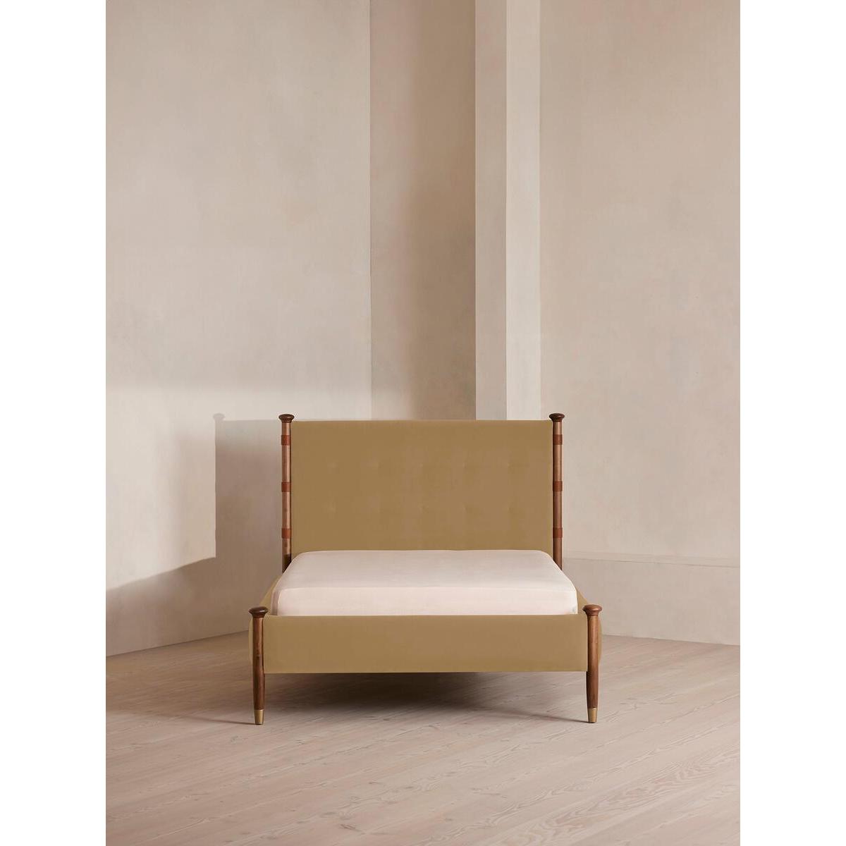 Paolo Bed, King, Velvet, Camel – image 2