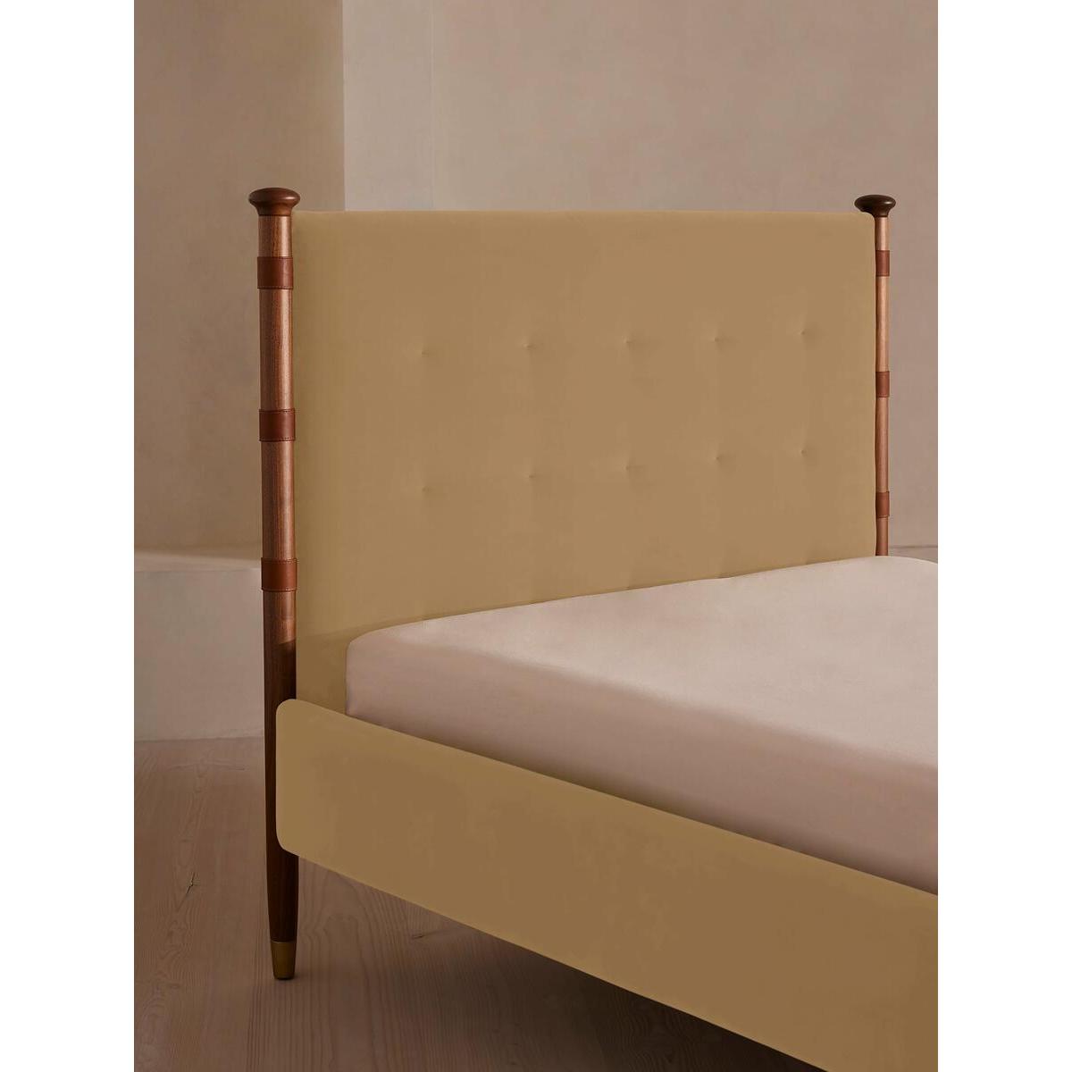 Paolo Bed, King, Velvet, Camel – image 5