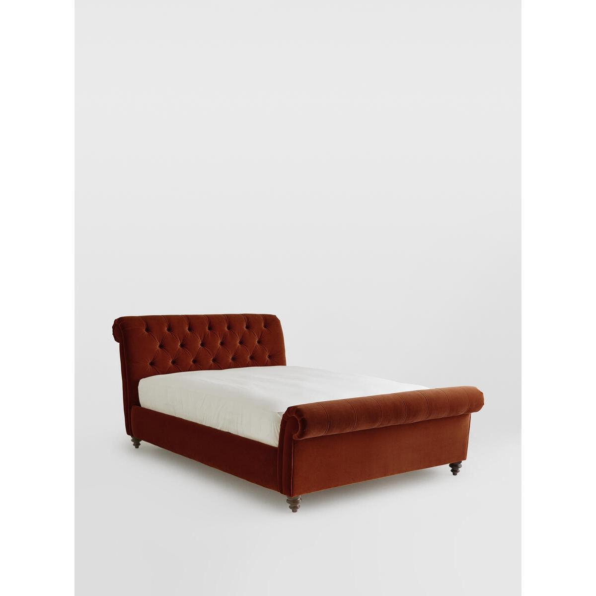 Foxcote Bed, King, Velvet Rust – image 2