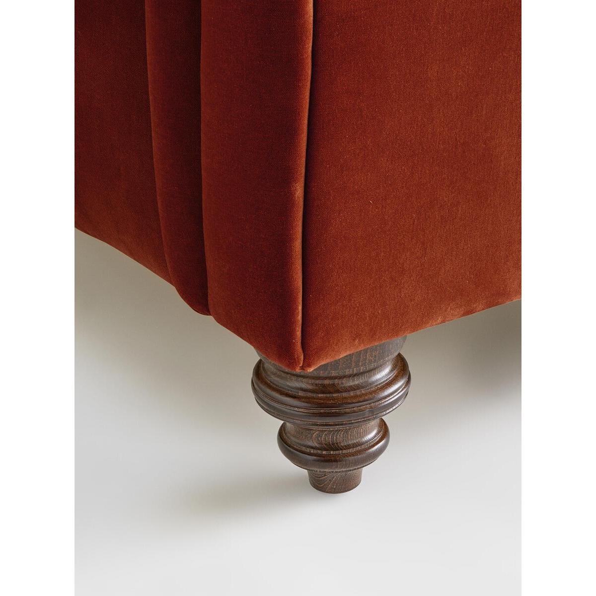 Foxcote Bed, King, Velvet Rust – image 5