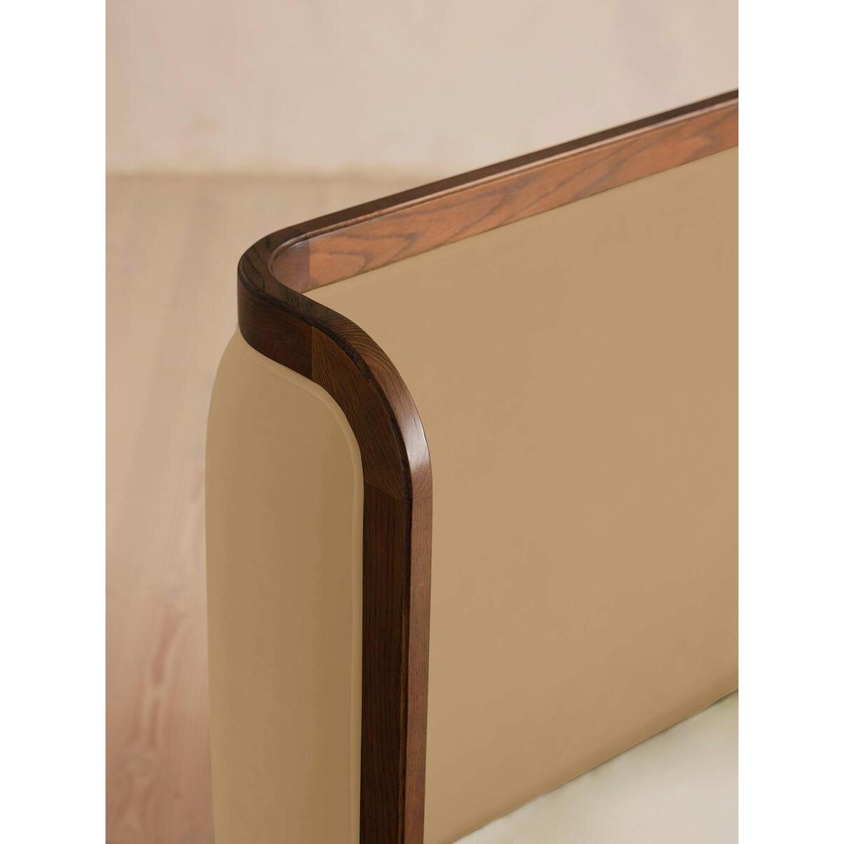 Belsa Bed, King, Velvet, Camel – image 4