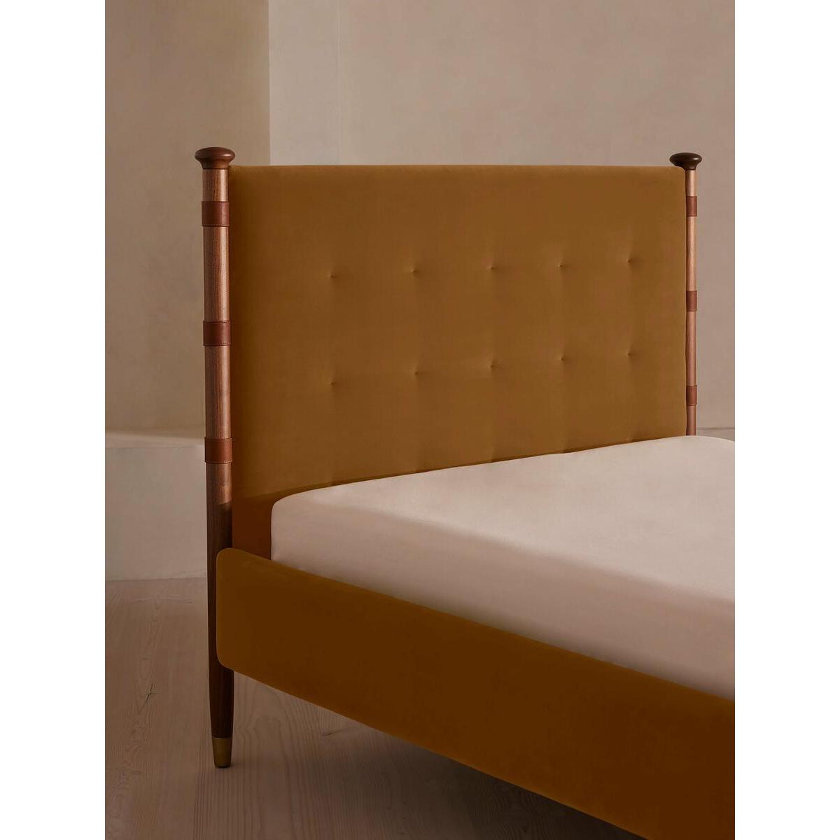 Paolo Bed, King, Velvet, Mustard – image 4