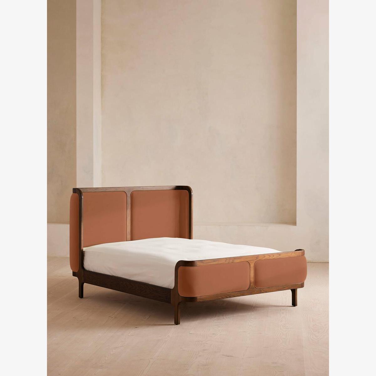 Belsa Bed, California King, Velvet, Antique Rose, US – image 1