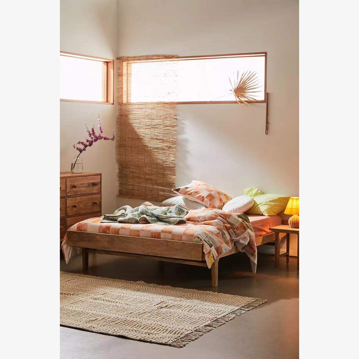 Urban Outfitters Wyatt King Bed - Natural – image 1