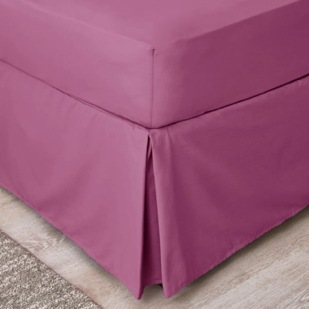 Non Iron Plain Dye Valance Pink – image 1