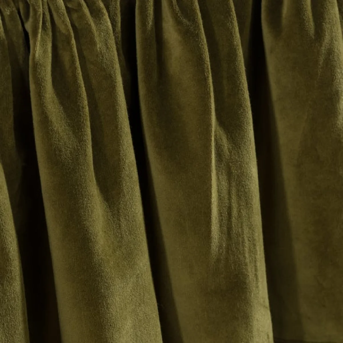 Clara Cotton Velvet Frilled Valance – image 3